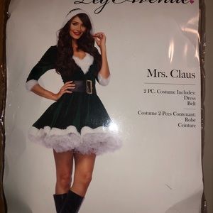 Mrs. Claus  2 pc costume:  Dress and Belt